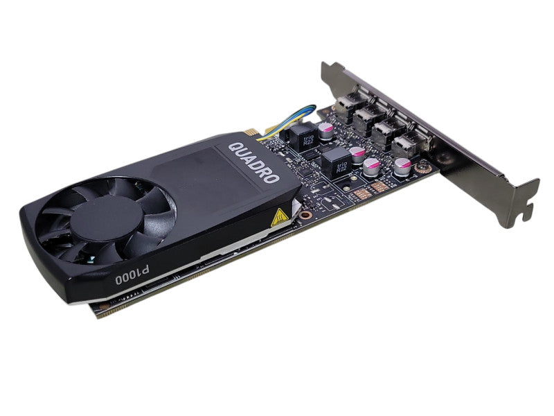 NVIDIA Quadro P1000 4GB GDDR5 Workstation Graphics Card, FH Bracket _