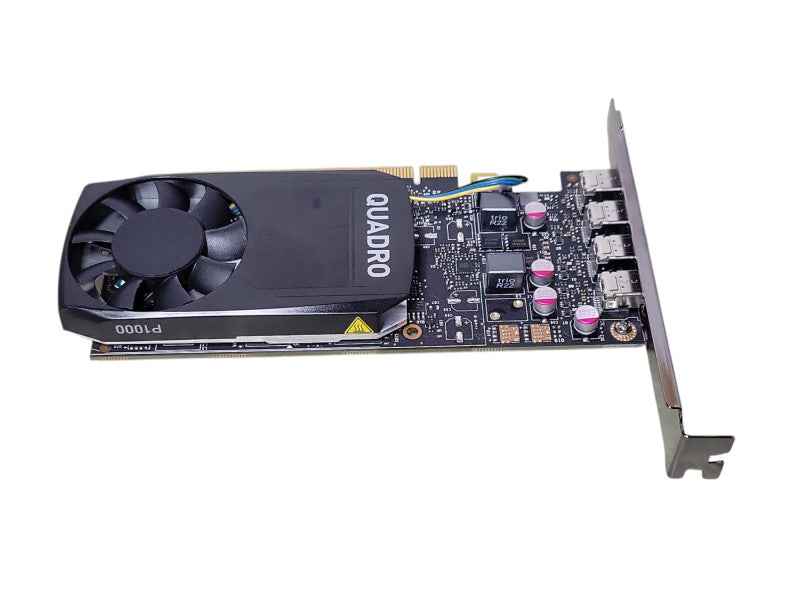NVIDIA Quadro P1000 4GB GDDR5 Workstation Graphics Card, FH Bracket _