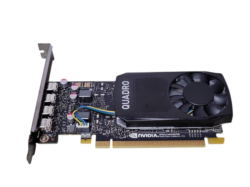 NVIDIA Quadro P1000 4GB GDDR5 Workstation Graphics Card, FH Bracket _