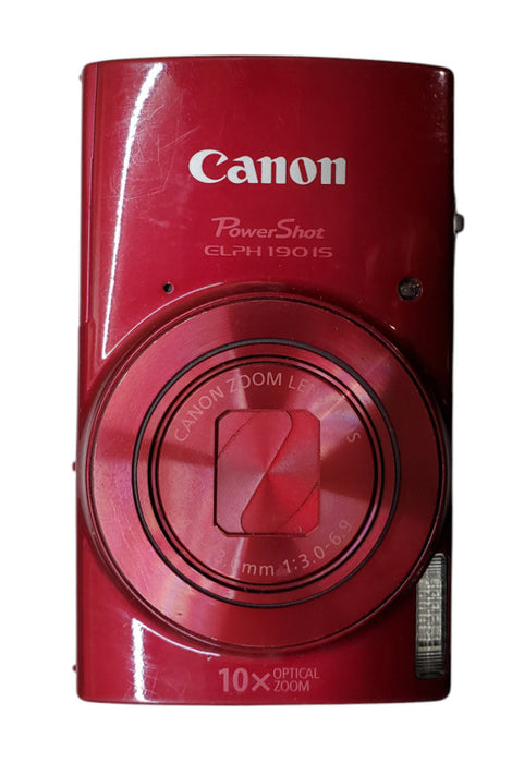 Canon PowerShot ELPH 190 IS 20MP Digital Camera + Battery