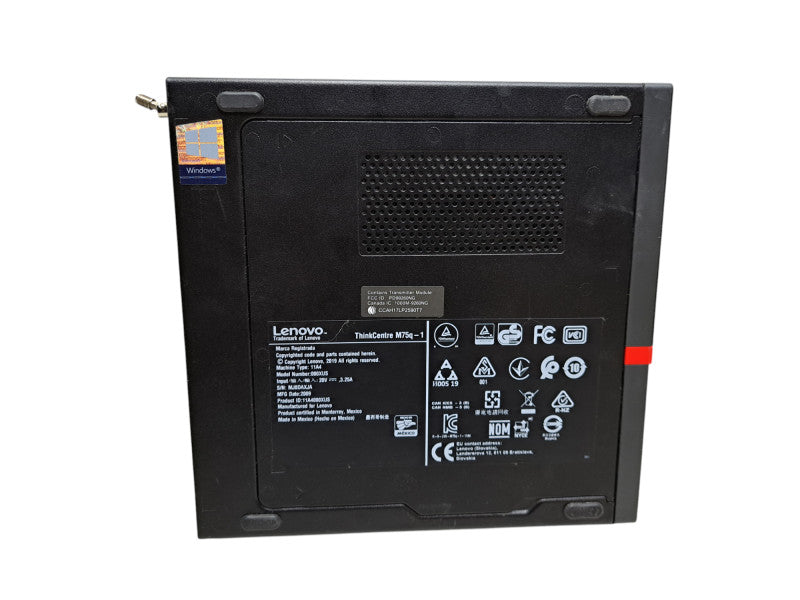 Lenovo M75q-1 Ryzen 3 PRO 3200GE @3.30GHz, 8GB DDR4, 256GB NVMe, Wi-Fi