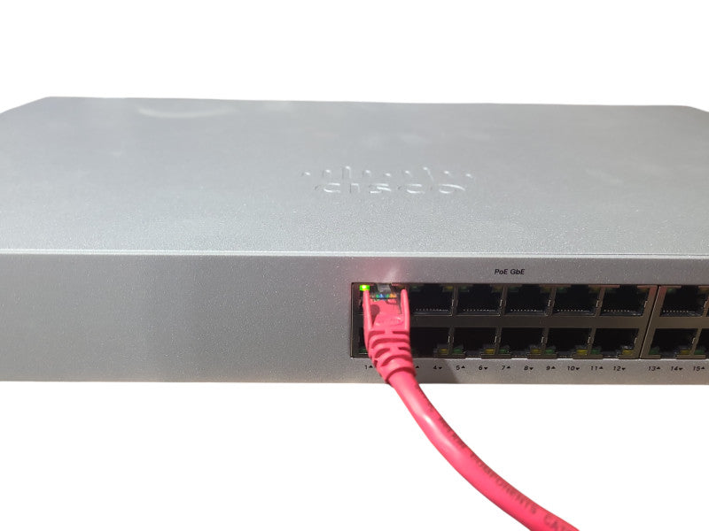 Cisco Meraki MS120-24P 24-Port Cloud Managed Switch UNCLAIMED Q