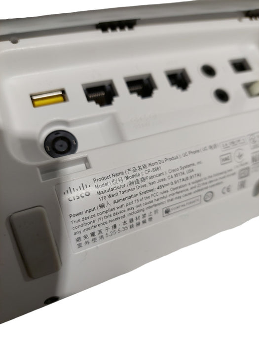 White Cisco IP Phone Model: CP-8861 =