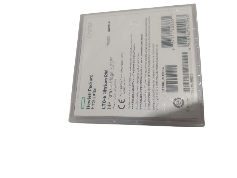 Hewlett Packard LTO-6 Ultrium RW MP Data Cartridge 6.25TB Model: C7976A Q=