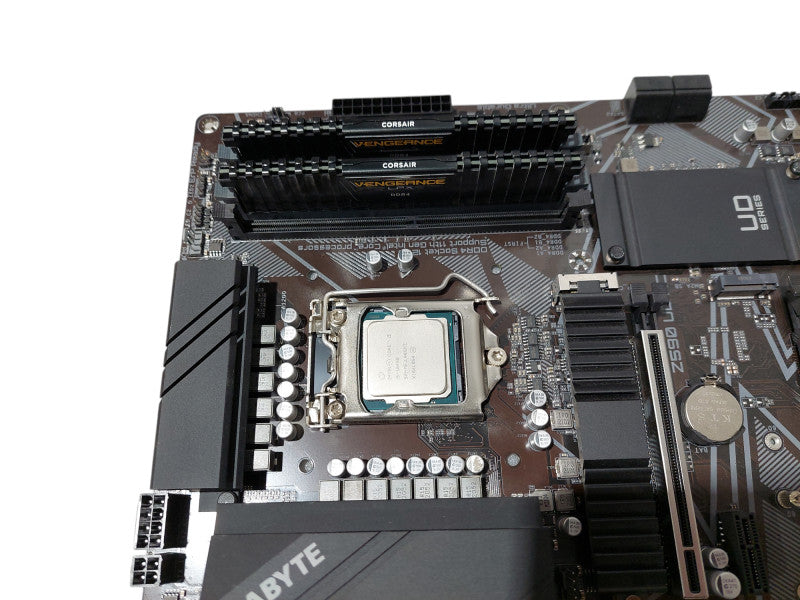 Gigabyte Z590 UD Series AD Motherboard with 16GB DDR4 Ram & Intel i5-10400 =