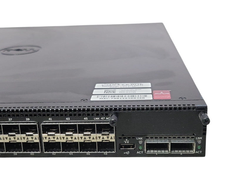 Dell PowerConnect N4064F 48x 10GB SFP+ 2x 40GB QSFP+ Switch, 2x PSU _