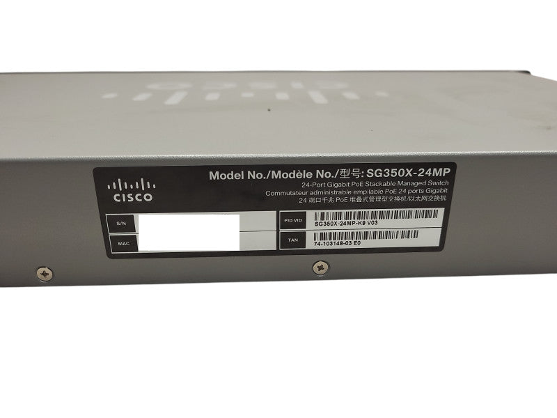 Cisco SG350X-24MP 24-Port L3 Managed Gigabit Ethernet Switch $