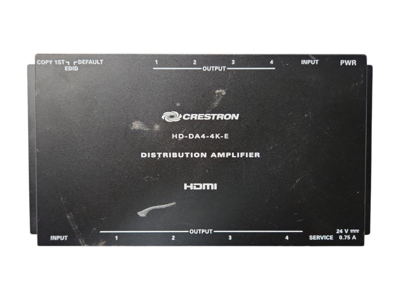 Crestron HD-DA4-4K-E HDMI 4 Channel Distribution Amplifier