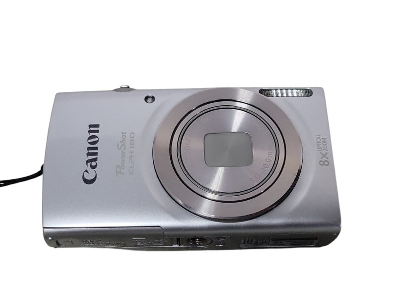 Canon PowerShot ELPH 180 20MP Digital Camera 8x Optical Zoom Silver _