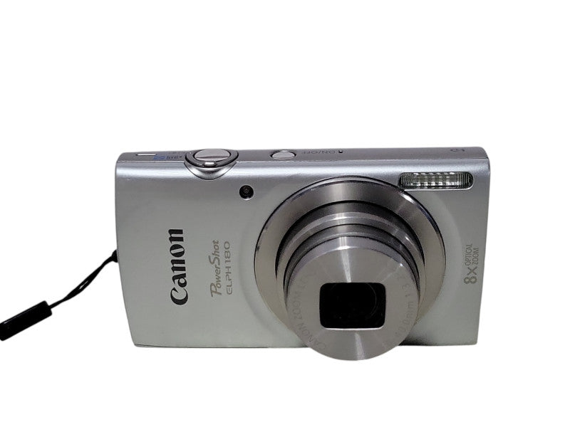 Canon PowerShot ELPH 180 20MP Digital Camera 8x Optical Zoom Silver _