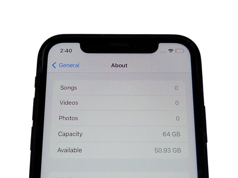 Apple iPhone XR - 64GB - Space Gray [A1984] (