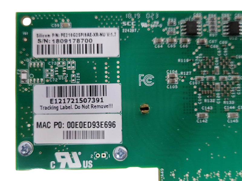 Silicom PE210G2SPI9AE-XR-NU 2-Port 10Gb Server Adapter, FH bracket _