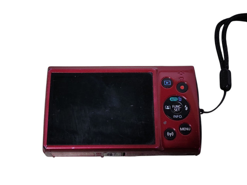 Canon PowerShot ELPH 190 IS 20MP 10x Optical Zoom Digital Camera Red, READ _