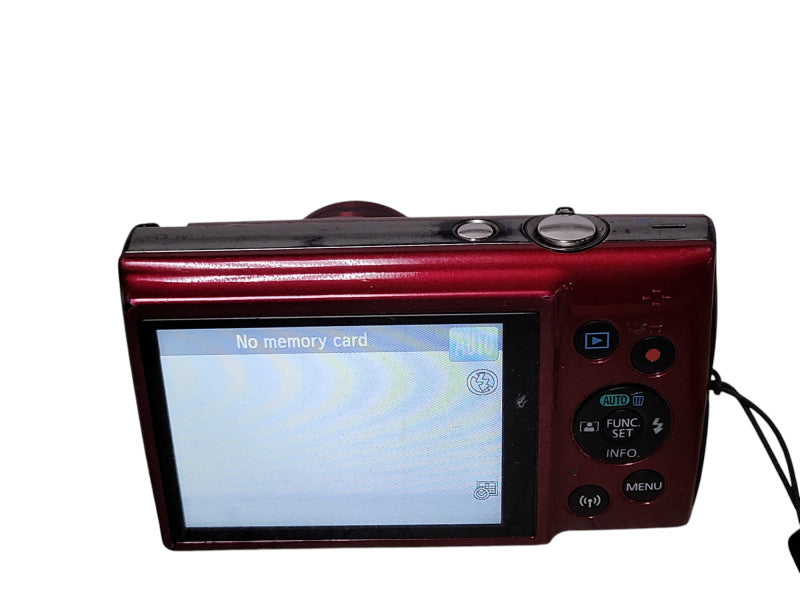 Canon PowerShot ELPH 190 IS 20MP 10x Optical Zoom Digital Camera Red, READ _