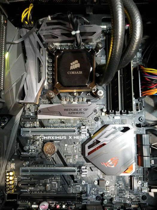 Custom PC with ASUS Rog Maximus X Hero, i7-8700K CPU 3.70GHz, 16GB RAM