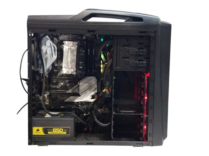 Custom Tower with Asus Prime Z370-A, i5-8600K CPU 3.60GHz, 16 GB RAM