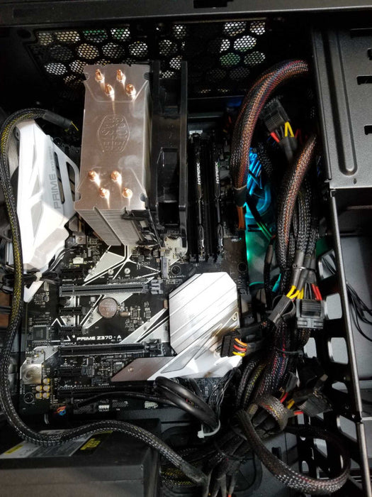 Custom Tower with Asus Prime Z370-A, i5-8600K CPU 3.60GHz, 16 GB RAM
