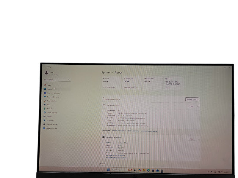HP Elite Mini 600 12th G9  i5 - 12500T 16GB DDR5 Ram θ