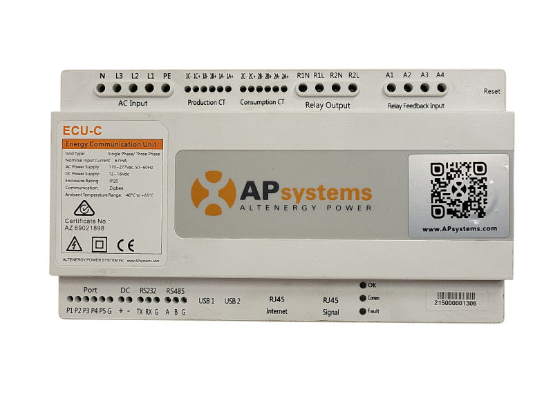 APsystems ECU-C Zigbee Communications Gateway READ $