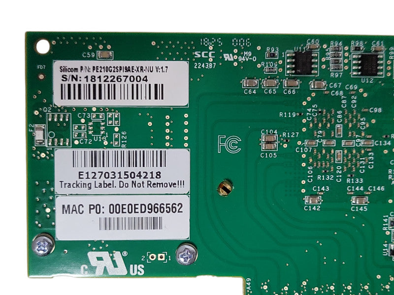 Silicom Dual Port 10Gbps SFP+ Intel X520 (PE210G2SPI9AE-XR-NU), FH Bracket _