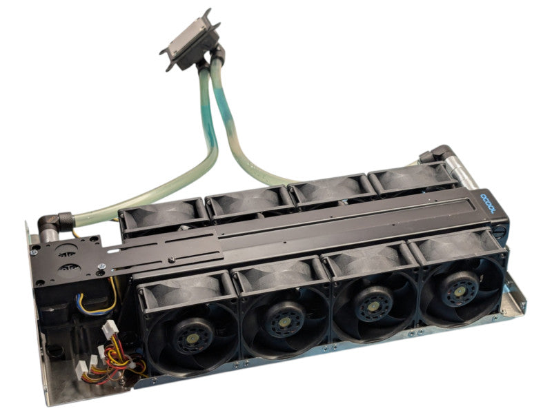 2U Server CPU Custom Watercooling loop with Fans, Rad, Pump & CPU block  Q-