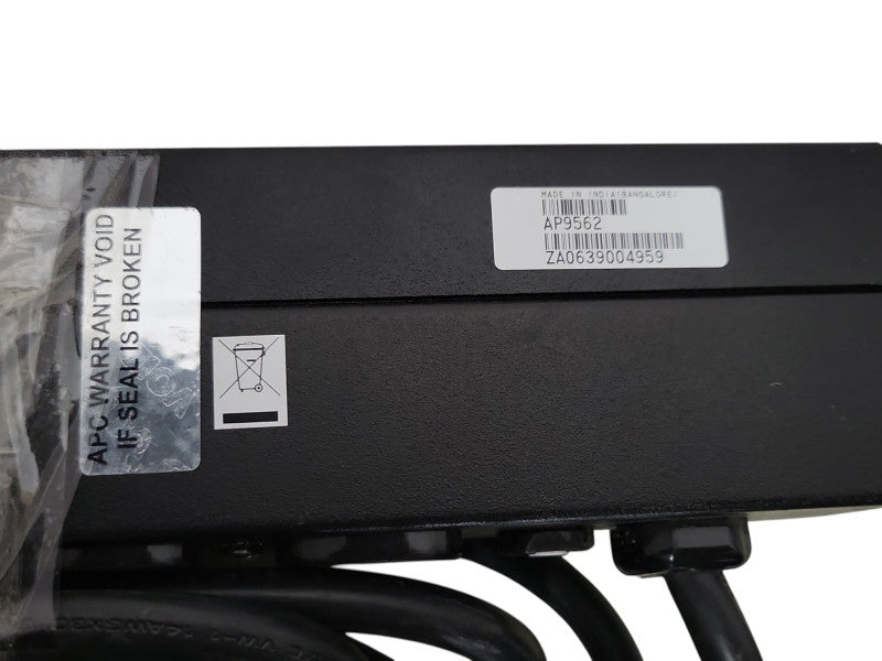 APC AP9562, Basic Rack PDU 1U Power Distribution Unit 120V _