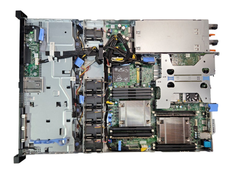 Dell R430 1U 4x3.5", 2x Xeon E5-2620v4, 64GB DDR4, No HDD & RAID, 2x 550W
