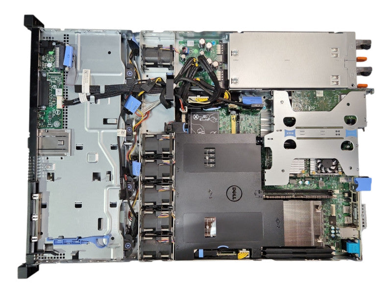 Dell R430 1U 4x3.5", 2x Xeon E5-2620v4, 64GB DDR4, No HDD & RAID, 2x 550W