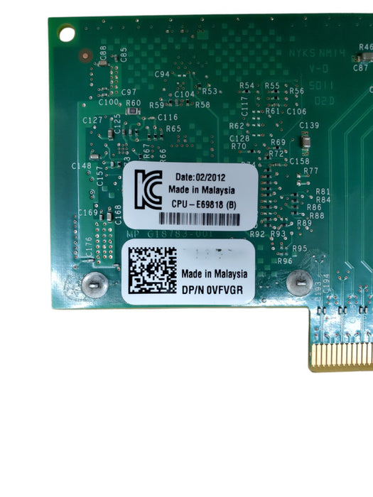 dell X520-DA2 Dual Port 10gbe SFP+ Network Adapter - 0VFVGR