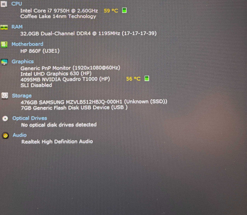 HP ZBook 15 G6 i7-9750H QUADRO T1000 4GB GPU 32GB RAM 512GB SSD  Lap200