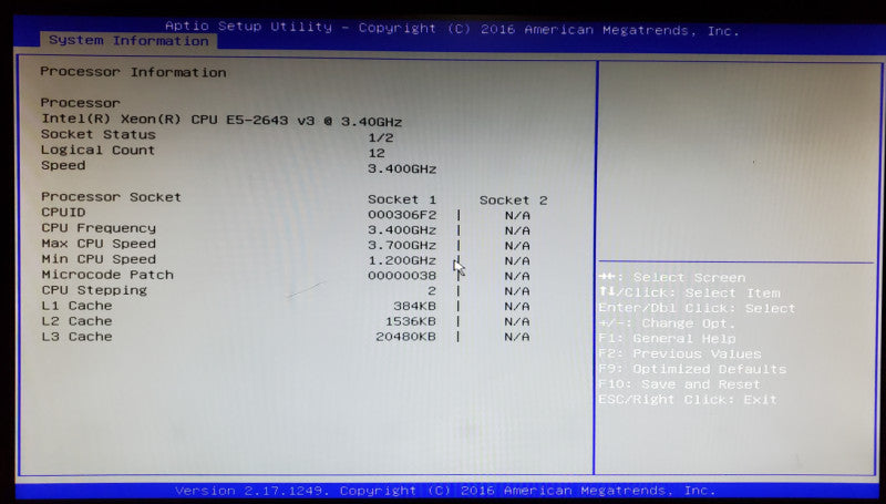 Lenovo ThinkServer TD350 1x Xeon E5-2643 v3 64GB DDR4 - No HDD
