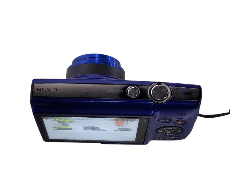Canon PowerShot ELPH 190 IS Blue Digital Camera No SD Card, READ _