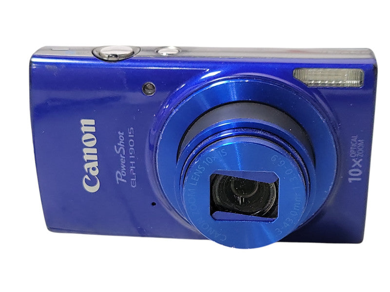 Canon PowerShot ELPH 190 IS Blue Digital Camera No SD Card, READ _