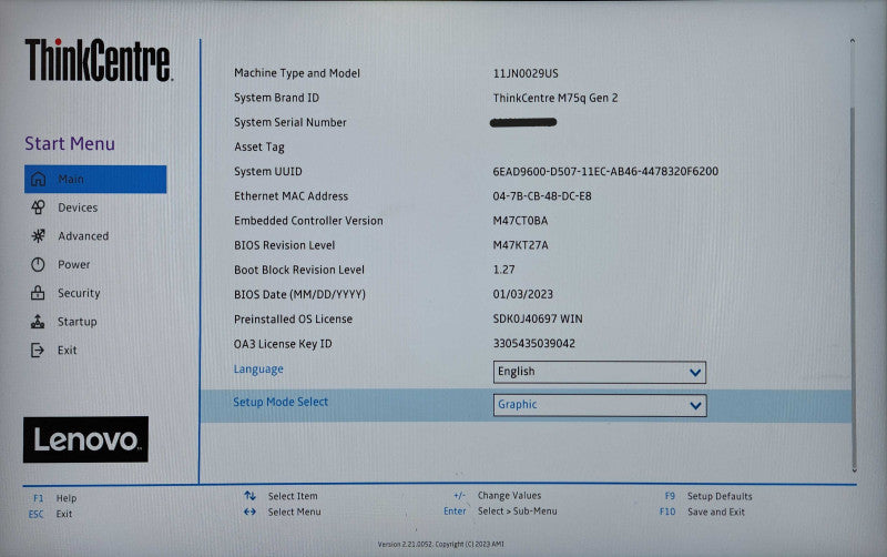 Lenovo ThinkCentre M75q Gen 2, Ryzen 3 PRO 5350GE, 16GB DDR4, 256GB NVMe