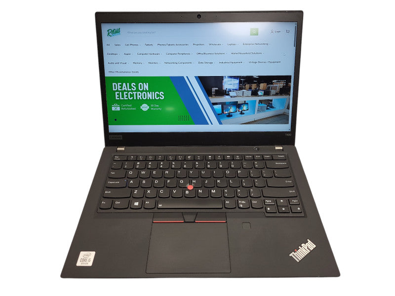 Lenovo ThinkPad T490 i5-10310U 8GB RAM 256GB NVMe READ $ Lap200