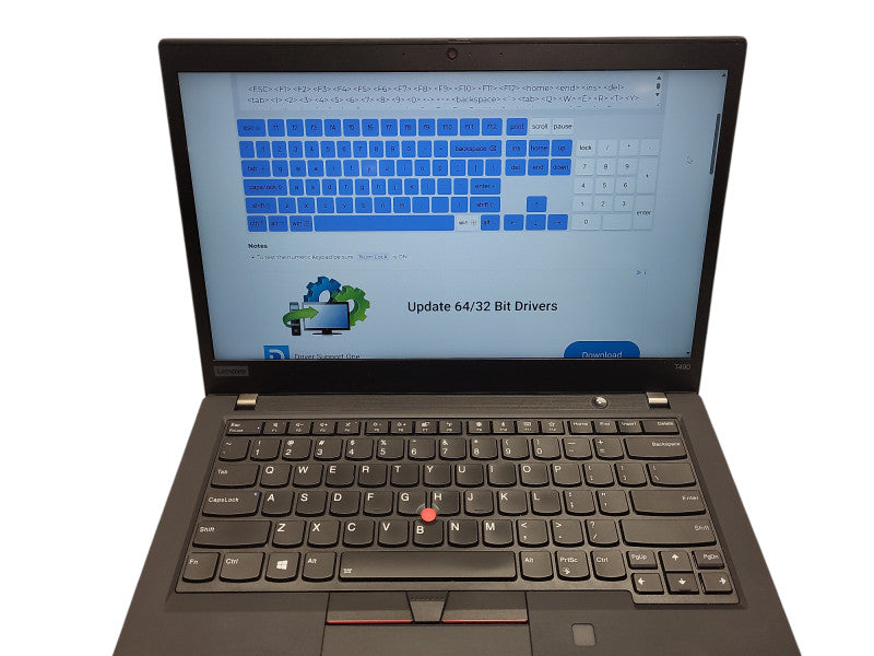 Lenovo ThinkPad T490 i5-10310U 8GB RAM 256GB NVMe READ $ Lap200