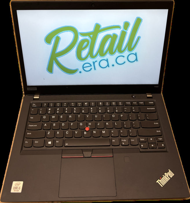 Lenovo ThinkPad T490 i5-10210U@1.6GHz 16GB RAM 256GB SSD No Power Adapter! Q Lap200