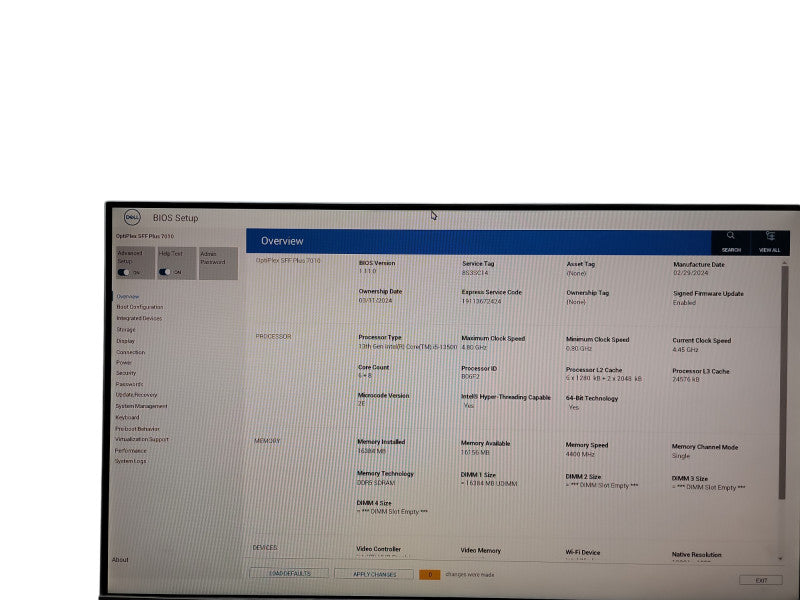 Dell OptiPlex SFF Plus 7010 i5 - 13500 16GB DDR5 Ram  θ
