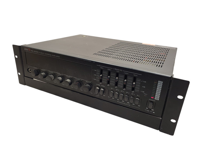 InterM PA-2000 6-channel 60w 5 Zone Public Address Mixer Amplifier READ Q$