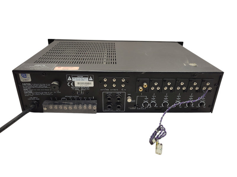 InterM PA-2000 6-channel 60w 5 Zone Public Address Mixer Amplifier READ Q$