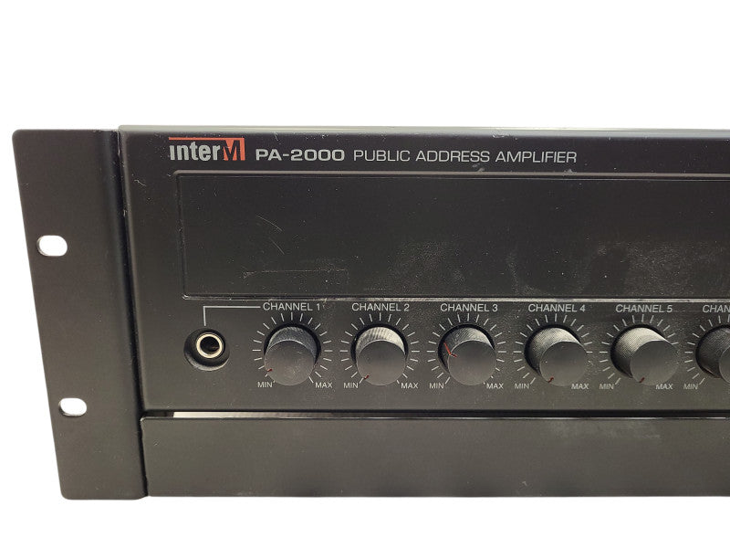 InterM PA-2000 6-channel 60w 5 Zone Public Address Mixer Amplifier READ Q$