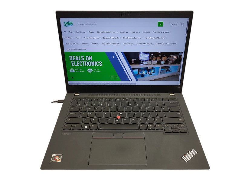Lenovo ThinkPad T14s Ryzen 5 Pro 5650U 8GB RAM 256GB SSD $ Lap200