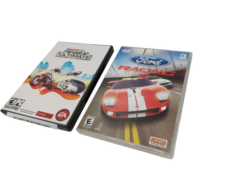 2 PC Games Burnout Paradise & Ford Racing 2 Mac DVD ROM / PC Games  =