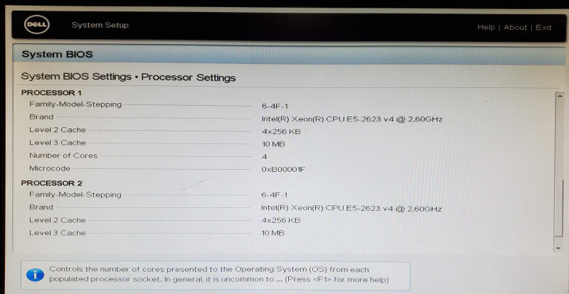 Dell PowerEdge R430 2x Xeon E5-2623 v4 64GB DDR4 H730 Mini - 1xPSU No HDD