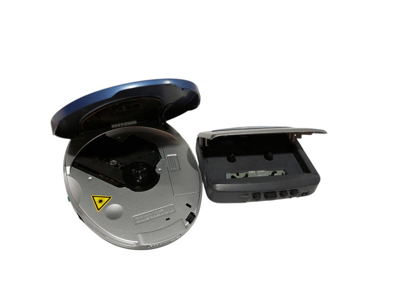 Sony Walkman Cassette AM/FM WX-FX193 & Durabrand Discman CDR-W DDM333CK =
