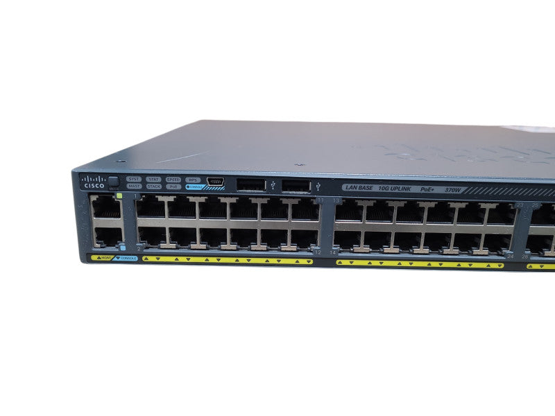Cisco Catalyst 2960-X 48 Port PoE+ Network Switch WS-C2960X-48LPD-L V05