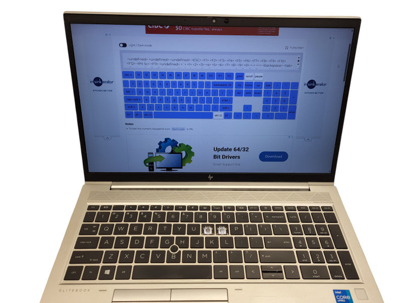 HP EliteBook 850 G8 Core i5-1145G7@2.6GHz 16GB RAM 256GB SSD READ $ Lap200