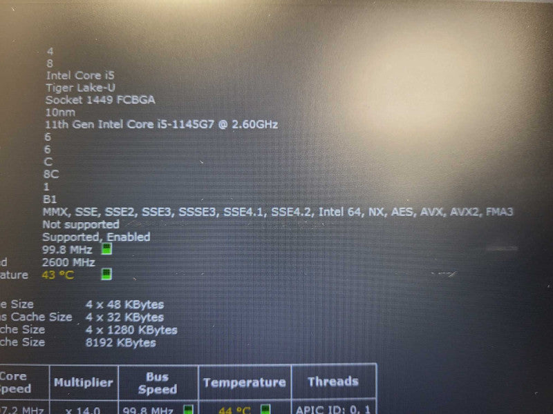 HP EliteBook 850 G8 Core i5-1145G7@2.6GHz 16GB RAM 256GB SSD READ $ Lap200