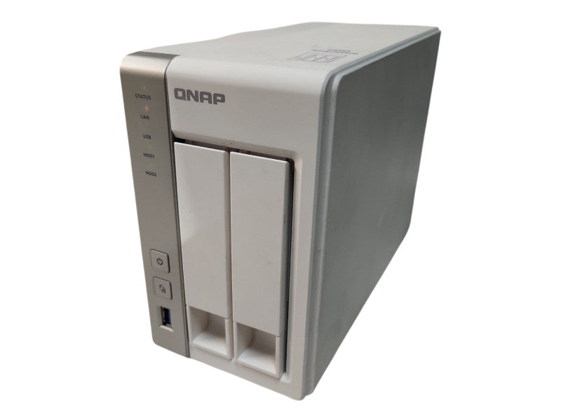 QNAP TS-231 2 Bay NAS with 2x 2TB HDDs, No Power adapter
