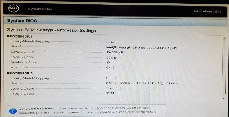 Dell PowerEdge R730xd 2x Xeon E5-2650 v3 32GB DDR4 H730p Mini - No HDD